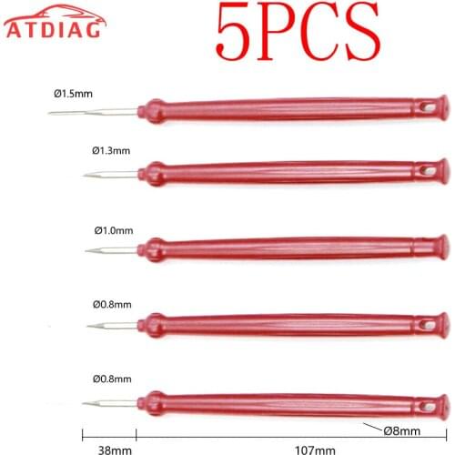 2021 Best 5Pcs/set Car Terminal Removal Tool Kit Car DIY Cable Wire Terminal Socket Plug Pin Tool Set Puller Release Pin Kit