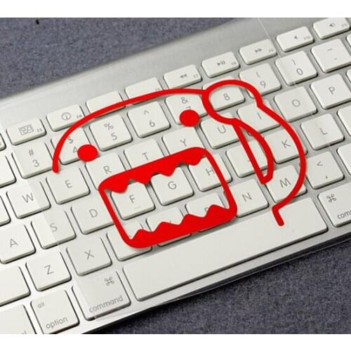 Car Styling Vinyl Auto Tail Window Body Sticker Motorcycle Racing Mascot Decals for HF Domo