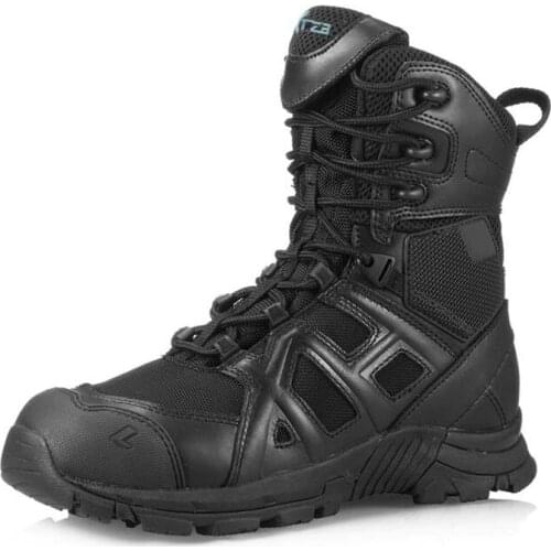 Top Cowhide Outdoor Hiking Climbing Camping Combat Travel Sport Military Fans Tactical Boots Men Women Non-slip Breathable Shoes