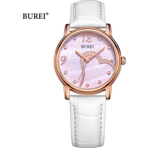 Женские золотые часы Burei China At AliExpress