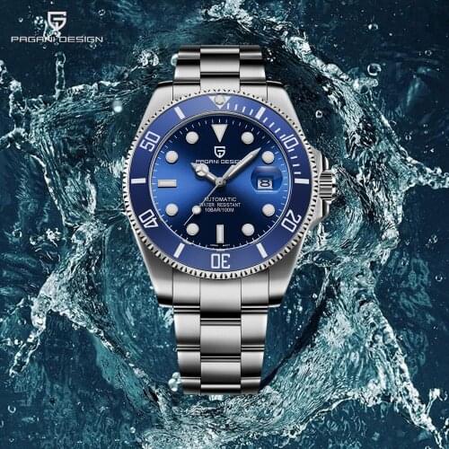 PAGANI DESIGN 2020 Men Mechanical Watch Luxury Fashion Waterproof Watch Stainless Steel Automatic Watch Men relogio masculino