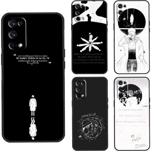 RM Mono Mixtape Case For Realme 8 Pro C3 C11 C21 GT Q3 6 7 Pro Funda For OnePlus 9 Pro 7 8 Pro 7T 8T Nord