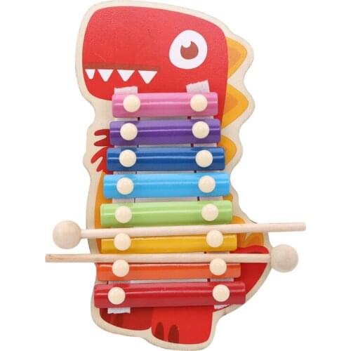 Children Music Instrument Learning & Education Puzzle Toy Children Musical Toys Rainbow Wooden Xylophone Instruments