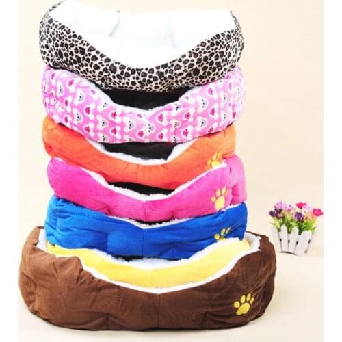 New arrival Soft Fleece Small Pet Dog Cat Kennel Puppy Dog Cat Bed house Dog Cat Mat