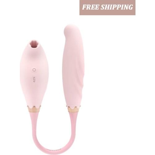 Bendable female sucking vibrator 7 frequency pulse Soft silicone G-spot Clitoris stimulator Adult Masturbate sex toys for women