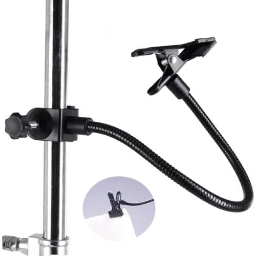 Multi-Functional Photography 50cm Flexibel Magic Arm w Strong Iron Backdrop Backgound Reflector Clamp Clip for Camera Video