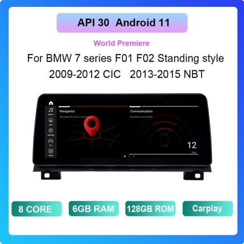 12.3'' Android 11 8-core 6G+128G GPS Navigation Multimedia player car radio For BMW 7 series F01 F02 2009-2015 Standing style