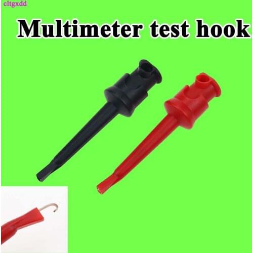 Cltgxdd Cable Kit Electronic Multimeter Test Hook Clip Clamp Grabber Test Probe SMT/SMD Measurement Tools