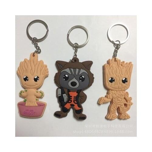 Guardians Fashion Anime Toy Figures Keychain Cartoon Keyholder Birthday Unisex Gifts New