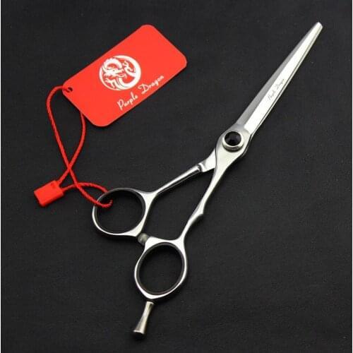 TOPPEST 5.5 INCH Silvery Hairdressing Scissors With Bag Japan 440C 62HRC Home & Salon Dogs Cats Pet Cutting Shears Hair Scissors