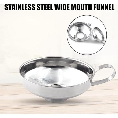 Stainless Steel Canning Funnel for Wide and Regular Jars Kitchen Funnel Mason Jar Funnel With Handle Kitchen Supply Kitchen Tool