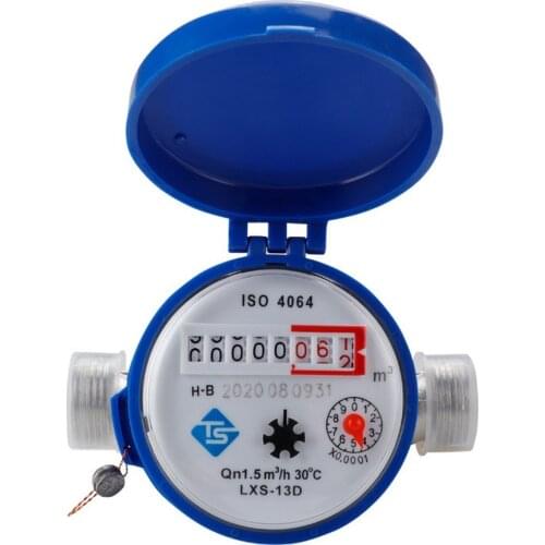 High Precision Household Cold Water Watch with Free Accessories 360 Adjustable Mechanical Rotary Pointer Counter Water Meter
