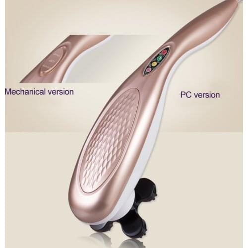 W10 New Electric Dolphin Massager neck massage hammer.Vibration body massage stick.Roller Cervical vertebra massager device