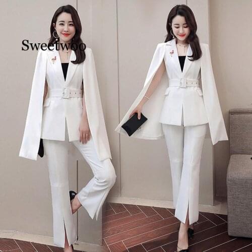 Pant suits for women suit female Spring and Autumn temperament OL office ladies two-piece business suit