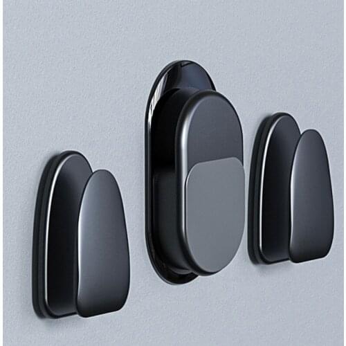 1 Set Car Magnetic Hook Bracket Rear Seat Back Car Interior Supplies Household Multi-function Creative Storage Hook