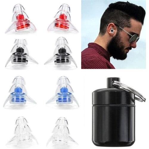 2Pairs Noise Cancelling Earplugs For Sleeping Study Concert Hear Safe Noise Reduction Earplug Hear Protection Silicone Ear Plugs