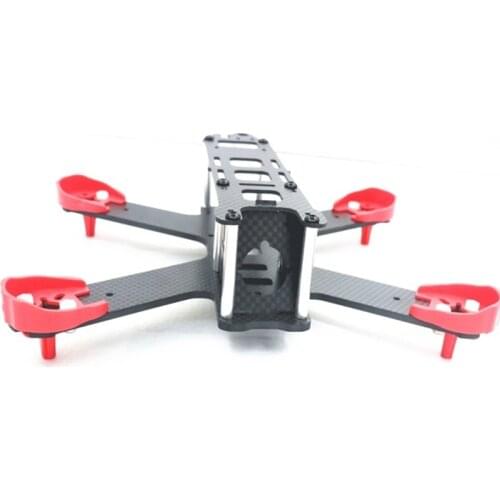 210 210mm DIY Mini RC Drone FPV Cross Racing Carbon Fiber Frame 4mm Arms RD210 QAV210 RC Quadcopter with Motor Protection Seat