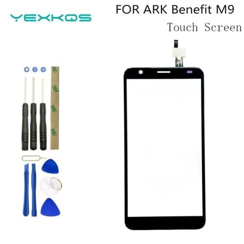 5.45'' Tested Well 100% Original For ARK Benefit M9 Touch Screen Digitizer Glass Replacement ARK Benefit M9 Free Tools+3M