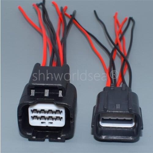 Shhworldsea 8 Pin 7282-2148-30 7283-2148 Auto Headlight Socket Automotive Radar Cable Connector Waterproof Plug For Honda