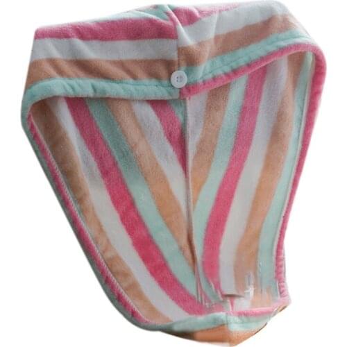 Quick Dry Microfiber Hair Turban Super Absorbent - Unique Design - Rainbow Color