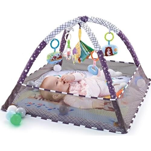 Baby fitness frame boys and girls crawling game blanket puzzle multi-function fence crawling mat enlightenment toys 0-18