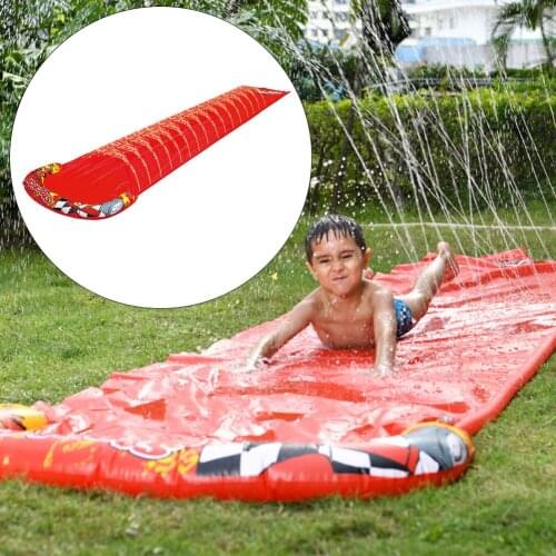 Children Surf PVC Water Slide Funny Single Water Slide Ultra-thick Ecofriendly Water Spray Toy Outdoor Summer Backyard Surfboard