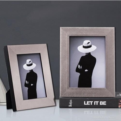 6/7/10 Inch Modern Light Luxury Solid Wood Photo Frame Living Room Ornaments