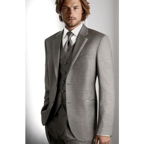 Hot Sales Light Brown Business Men Suits Custom, Bespoke Classic Light Brown Wedding Suits For Men, Tailor Made Groom Tuxedos