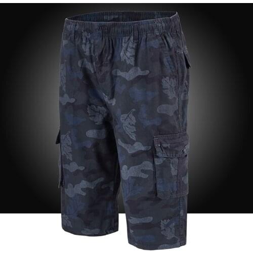 Camouflage Shorts Men 2021 New Mens Casual Shorts Male Loose Work Camo Cargo Shorts Man Military Short Pants Plus Size 6XL