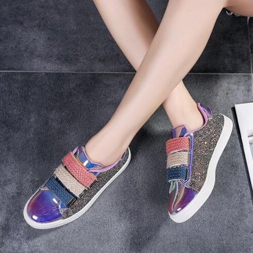 Hot Tenis Feminino 2020 New Sequins Gym Sport Shoe for Women Tennis Shoes Female Stability Athletic Sneakers Soft Trainers Cheap