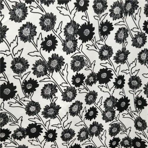 Fashion Fabric For Dress Stretchy Chiffon Material Tissue Fabric DIY Clothing Material DIY Sewing Textile Summer Cloth