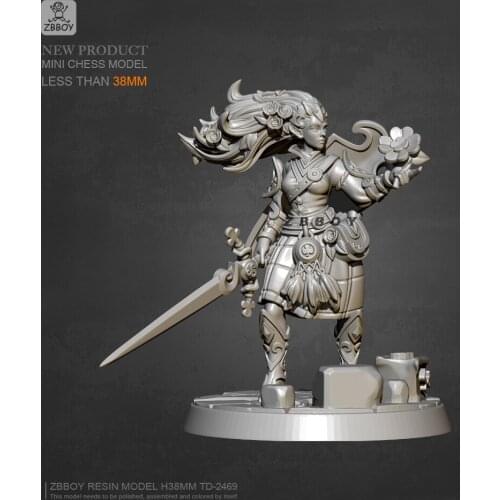 38mm Resin model kits figure beauty colorless and self-assembled TD-2769