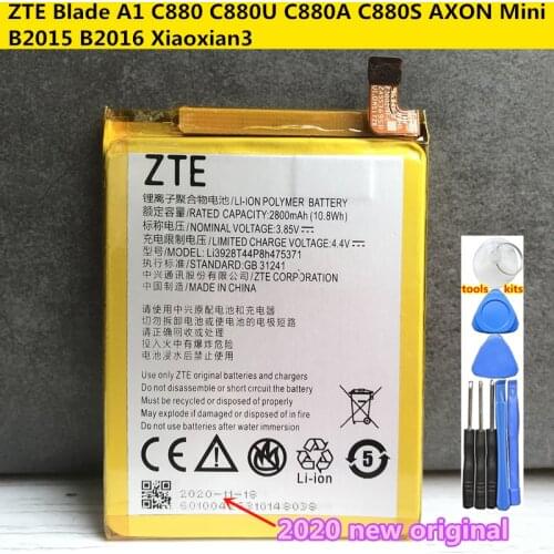 New 2800mAh Li3928T44P8h475371 Battery For ZTE Blade A1 C880 C880U C880A C880S AXON Mini B2015 B2016 Xiaoxian3 Battery