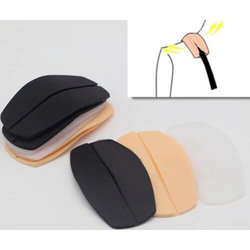 2X Soft Silicone Bra Strap Holder Non-Slip Bra Strap Shoulder Pads Cushion Relief Pain Strap Pads Intimates Bra