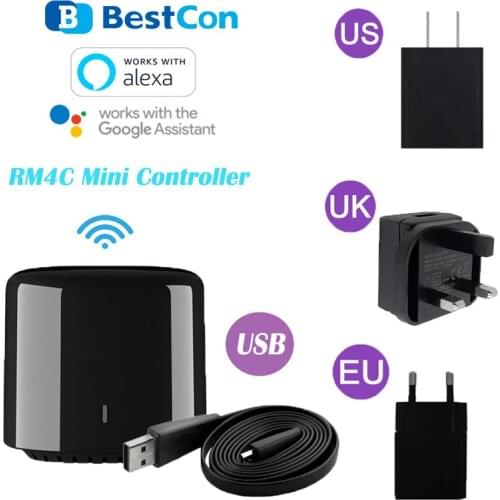 Broadlink Bestcon RM4C Mini Wireless WiFi IR 4G Smart Controller for Equipment TV Air Condition Set-Top Boxes Infrared Control