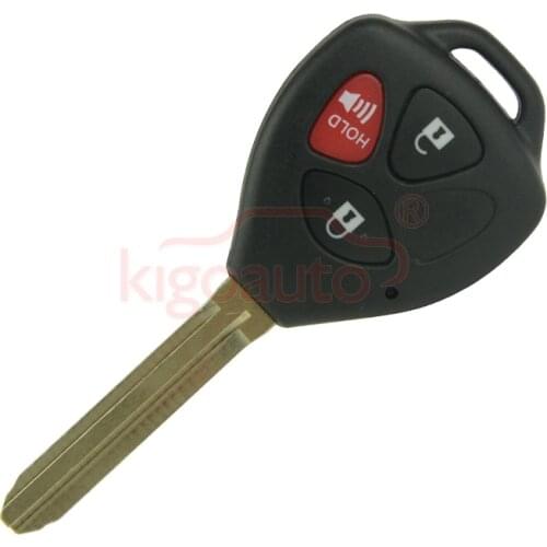 Remote key 3 button with 4D67 chip toy43 blade 314.4Mhz HYQ12BBY for Toyota Yaris Camry RAV4 kigoauto