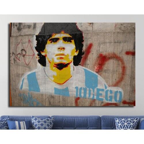Custom Poster Silk Home Deco 13 Decoration Legend Diego Armando Maradona Football Super Star Great Wall Art Christmas Gift