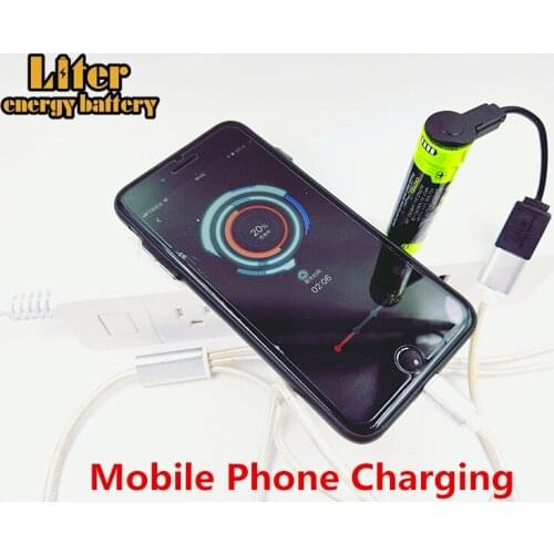 Charging battery Power bank USB 5000M Laptop battery 18650 3.7V 3500mAh Intelligence Li-ion Rechargeable Battery 4 LED Indicator