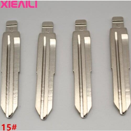 XIEAILI 20Pcs 15# Metal Blank Uncut Flip KD Remote Key Blade For Mitsubishi Outlander/Grandis For Hyundai Elantra S180