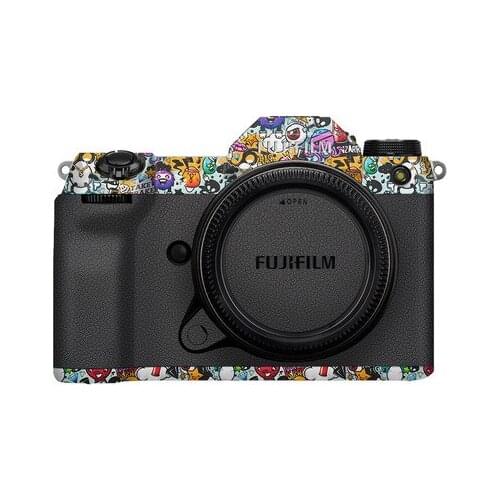 High quality camera Skin Decal for 3M No Glue mark For FUJIFILM GFX100S x100s Skin Anti-Scratch Camera Body Carbon Fiber Film