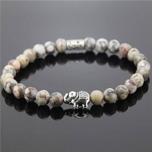 1PC New Arrival Handmade Charms Maifanite Natural Stone Bracelet For Women Elephant Bracelet Girls Jewelry Gift