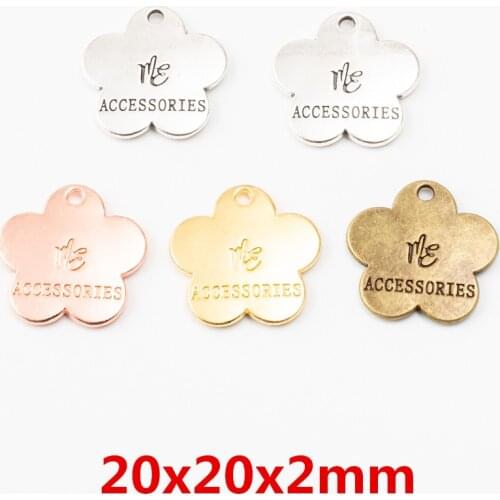 10 pcs Vintage Ancient flower zinc alloy charms pendant suitable for DIY Bracelet Necklace metal jewelry accessories 6106