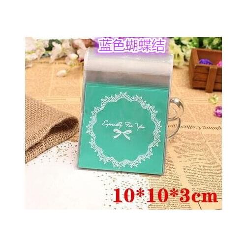 100Pcs Lovely Gifts Bags Christmas Party Cookie Packaging Self-adhesive Plastic Bags for Biscuits Candy Cake Package