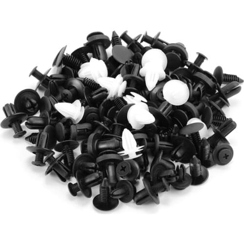 For Toyota Corolla for Honda Civic for Nissan 100pcs Bumper Clips Rivets 6 Size Model Auto Fastener Clips