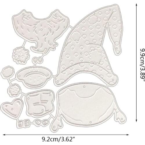 2021 New Christmas Santa Claus DIY Scrapbooking Carbon Steel Cutting Dies Photo Album