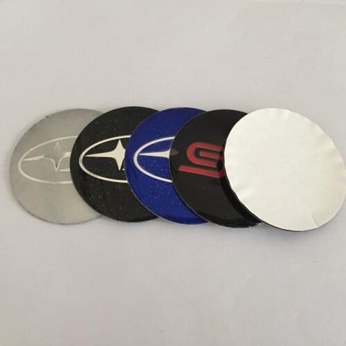 4pcs 56mm car emblem Wheel Center Hub Caps Badge covers sticker car styling auto accessories