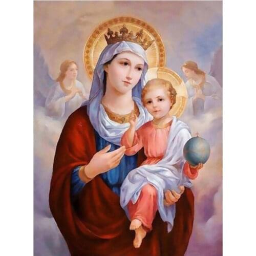 5D DIY Poured Glue Diamond Painting Kits Scalloped Edge Paint Full Round Drills Rhinestones Mosaic The Last Supper Embroidery