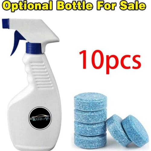 Car Solid Wiper Glass Cleaner High Performance Auto Window Cleaning Car Windshield Glass Cleaner With Bottle
