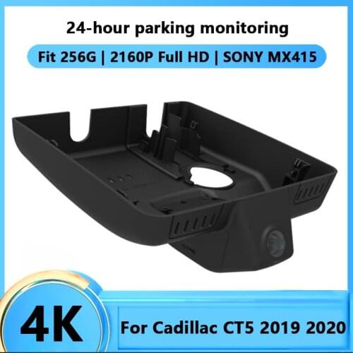 4K Driving Recorder Car Wifi DVR Mini Camera For Cadillac CT5 2019 2020 Car Dash Cam Video Recorder Novatek 96670 + SONY IMX 415
