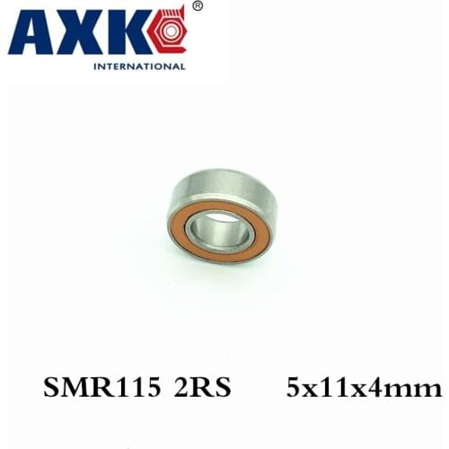 Axk 1pcs 5x11x4 Stainless Steel Hybrid Ceramic Ball Bearing Smr115 2rs Cb A7 Ld 5x11x4mm Fishing Vessel Bearing